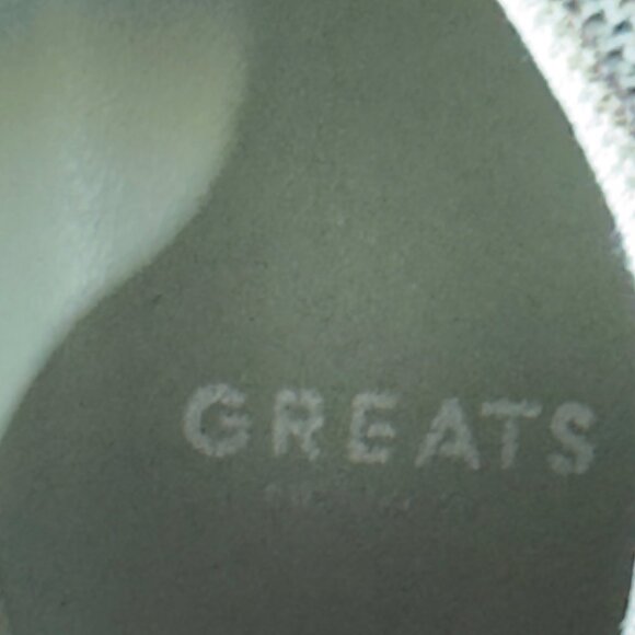 GREATS Brooklyn Sage Green Knit Women's Sneakers Size 7 US - Picture 8 of 11